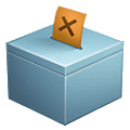 🗳️ Emoji Urne mit Wahlzettel Samsung One UI 1.5.