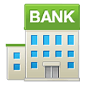 Emoji 🏦 Banca su Samsung One UI 1.5.