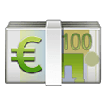 Émoji 💶 Billet En Euros sur Samsung One UI 1.5.