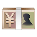 Emoji 💴 Banconota Yen su Samsung One UI 1.5.
