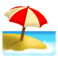Émoji 🏖️ Plage Avec Parasol sur Samsung One UI 1.5.