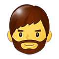 🧔 Emoji  Pessoa: Barba na Samsung One UI 1.5.