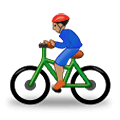 Emoji 🚴🏽 Ciclista: Carnagione Olivastra su Samsung One UI 1.5.