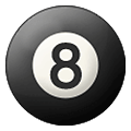 🎱 Emoji Bola Negra De Billar en Samsung One UI 1.5.