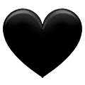 Émoji 🖤 Cœur Noir sur Samsung One UI 1.5.