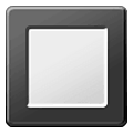 🔲 Emoji Botón Cuadrado Con Borde Negro en Samsung One UI 1.5.