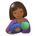 🤱🏾 Emoji Lactancia Materna: Tono De Piel Oscuro Medio en Samsung One UI 1.5.