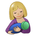 🤱🏼 Emoji Lactancia Materna: Tono De Piel Claro Medio en Samsung One UI 1.5.