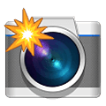 Emoji 📸 Fotocamera Con Flash su Samsung One UI 1.5.