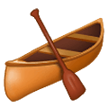 Emoji 🛶 Canoa su Samsung One UI 1.5.