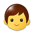 Emoji 🧒 Bimbo su Samsung One UI 1.5.