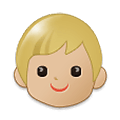 🧒🏼 Emoji Infante: Tono De Piel Claro Medio en Samsung One UI 1.5.