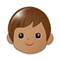 Emoji 🧒🏽 Bimbo: Carnagione Olivastra su Samsung One UI 1.5.