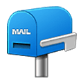 📪 Emoji geschlossener Briefkasten ohne Post Samsung One UI 1.5.