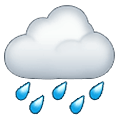 🌧️ Emoji Nube Con Lluvia en Samsung One UI 1.5.