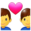 👨‍❤️‍👨 Emoji Pareja Enamorada: Hombre Y Hombre en Samsung One UI 1.5.