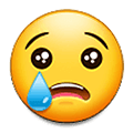 😢 Emoji Rosto Chorando na Samsung One UI 1.5.