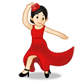 💃🏻 Emoji Mujer Bailando: Tono De Piel Claro en Samsung One UI 1.5.