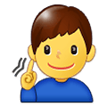 Emoji 🧏‍♂️ Uomo Con Problemi Di Udito su Samsung One UI 1.5.