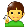 🧏 Emoji gehörlose Person Samsung One UI 1.5.