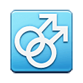 ⚣ Emoji Doble signo masculino en Samsung One UI 1.5.
