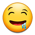 🤤 Emoji Cara Babeando en Samsung One UI 1.5.