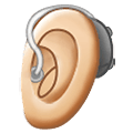 Emoji 🦻🏻 Orecchio Con Apparecchio Acustico: Carnagione Chiara su Samsung One UI 1.5.