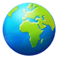 🌍 Emoji Globo Mostrando Europa E África na Samsung One UI 1.5.