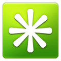 Emoji ✳️ Asterisco su Samsung One UI 1.5.