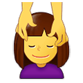💆 Emoji Person, die eine Kopfmassage bekommt Samsung One UI 1.5.