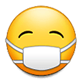 😷 Emoji Rosto Com Máscara Médica na Samsung One UI 1.5.