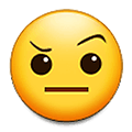 🤨 Emoji Rosto Com Sobrancelha Levantada na Samsung One UI 1.5.