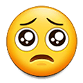 Emoji 🥺 Faccina Sull’orlo Delle Lacrime su Samsung One UI 1.5.