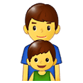 Émoji 👨‍👦 Famille : Homme Et Garçon sur Samsung One UI 1.5.