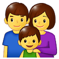 👨‍👩‍👦 Emoji Familie: Mann, Frau und Junge Samsung One UI 1.5.
