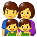 👨‍👩‍👦‍👦 Emoji Familia: Hombre, Mujer, Niño, Niño en Samsung One UI 1.5.