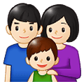 👪🏻 Emoji Familie, helle Hautfarbe Samsung One UI 1.5.