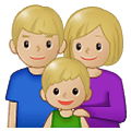 Émoji 👪🏼 Famille, Peau Moyennement Claire sur Samsung One UI 1.5.