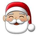 🎅🏼 Emoji Weihnachtsmann: mittelhelle Hautfarbe Samsung One UI 1.5.