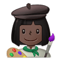 Emoji 👩🏿‍🎨 Artista Donna: Carnagione Scura su Samsung One UI 1.5.