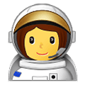 Emoji 👩‍🚀 Astronauta Donna su Samsung One UI 1.5.
