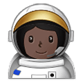 Émoji 👩🏿‍🚀 Astronaute Femme : Peau Foncée sur Samsung One UI 1.5.