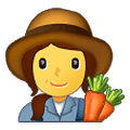 👩‍🌾 Emoji Agricultora en Samsung One UI 1.5.