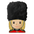 Emoji 💂🏼‍♀️ Guardia Donna: Carnagione Abbastanza Chiara su Samsung One UI 1.5.