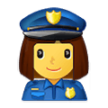 👮‍♀️ Emoji Polizistin Samsung One UI 1.5.