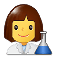 Émoji 👩‍🔬 Scientifique Femme sur Samsung One UI 1.5.
