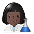 👩🏿‍🔬 Emoji Científica: Tono De Piel Oscuro en Samsung One UI 1.5.