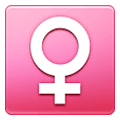 ♀️ Emoji Símbolo De Feminino na Samsung One UI 1.5.