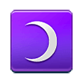 ☽ Emoji Primer cuarto de luna en Samsung One UI 1.5.