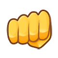 Emoji 👊 Pugno Chiuso su Samsung One UI 1.5.